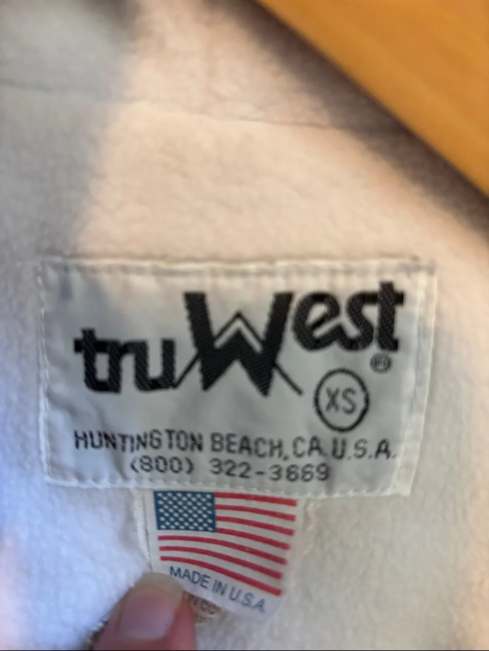 TruWest Navy Hooded Swim Parka  with Zip - Picture 2 of 4